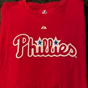 Men’s 5XT Phillies short sleeve tshirt with Utley 26 on the back